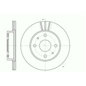 Диск тормозной G-Brake, передний, правый/левый, 1 шт, арт. GR-02797