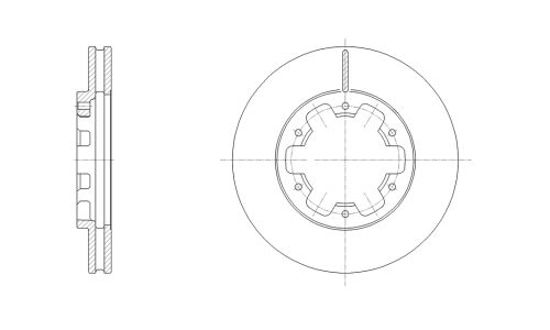Диск тормозной G-brake, арт. GR-20604