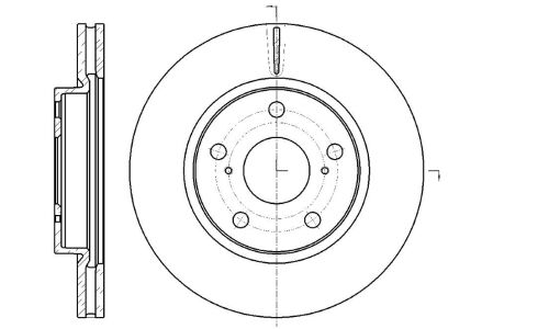 Диск тормозной G-brake, арт. GR-20666