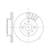 Диск тормозной G-brake, арт. GR-02559