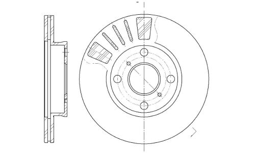 Диск тормозной G-brake, арт. GR-02135