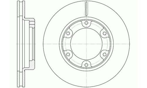 Диск тормозной G-brake, арт. GR-02203