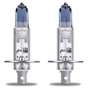 Лампа галогенная Osram Cool Blue Boost H1 (P14.5s, T8), 12В, 80Вт, 5500К, комплект 2 шт, арт. 62150CBB-HCB