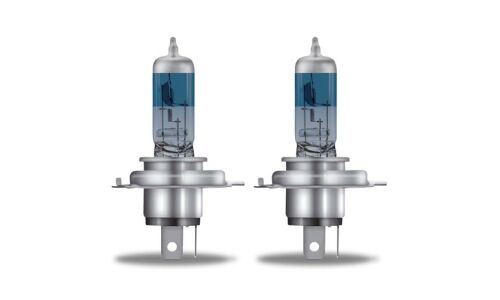 Лампа галогенная Osram Cool Blue Boost H4 (P43t, T16), 12В, 100/90Вт, 5000К, комплект 2 шт, арт. 62193CBB-HCB