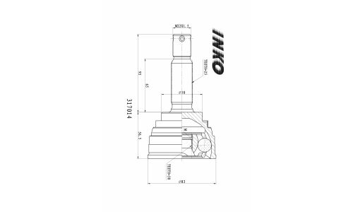 ШРУС INKO, внешний, арт. 317014