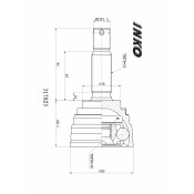 ШРУС INKO, внешний, арт. 317025