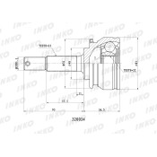 ШРУС INKO, внешний, арт. 320034