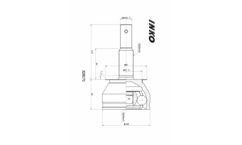 ШРУС INKO, внешний, арт. 320171