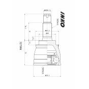 ШРУС INKO, внешний, арт. 327006
