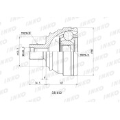 ШРУС INKO, внешний, арт. 331012
