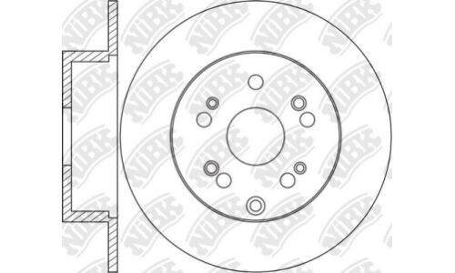 Диск тормозной NiBK, арт. RN1618