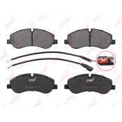 Колодки тормозные дисковые LYNXauto передние, комплект на ось (4 шт), арт. BD-3043