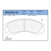 Колодки тормозные Jeenice дисковые, арт. WS2044.00