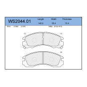 Колодки тормозные Jeenice дисковые, арт. WS2044.01