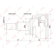 ШРУС LYNXauto, внешний, арт. CO-3920