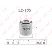 Фильтр масляный LYNXauto, арт. LC-150