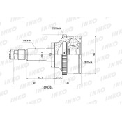 ШРУС INKO, внешний, арт. 319020A