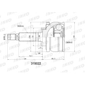 ШРУС INKO, внешний, арт. 315022