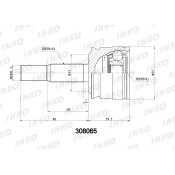ШРУС INKO, внешний, арт. 308065