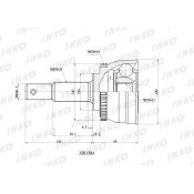 ШРУС INKO внешний, арт. 320128A