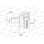 ШРУС INKO, внешний, арт. 331020