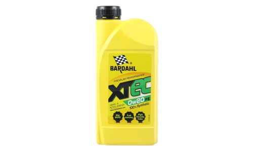 Масло моторное Bardah XTEC 0w20 FE, синтетическое, API SN+, ACEA C5, универсальное, 1л, арт. 36801