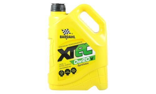 Масло моторное Bardahl XTEC V 0w20, синтетическое, ACEA A1/B1, универсальное, 5л, арт. 36813