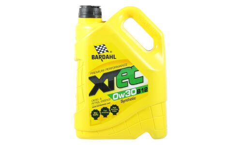 Масло моторное Bardahl XTEC 0w30 B12 синтетическое, ACEA C2, универсальное, 5л, арт. 36843