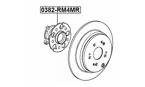 Ступица колеса Febest, арт. 0382-RM4MR