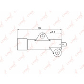 Натяжитель ремня ГРМ LYNXauto, арт. PT-1045