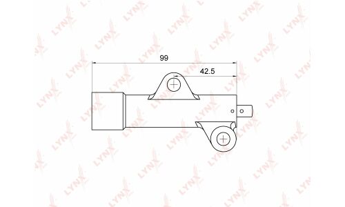 Натяжитель ремня ГРМ LYNXauto, арт. PT-1045