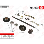 Комплект цепи ГРМ Master KiT, арт. 77B0021FK