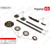 Комплект для замены цепи ГРМ MasterKit, арт. 77B0022FK
