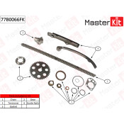 Комплект для замены цепи ГРМ MasterKit, арт. 77B0066FK