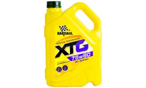 Масло трансмиссионное Bardahl XTG 75w80 синтетическое, API GL-5/MT-1, для МКПП и дифференциалов, 5л, арт. 36373