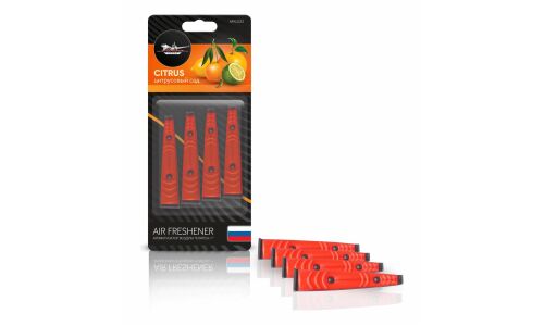 Ароматизатор в дефлектор Клипса-1 цитрусовый сад AIRLINE, арт. AFKL022