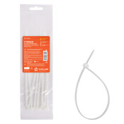 Хомут пластиковый (стяжка) Airline, 3.6x200мм, белый, арт. ACT-N-05, комплект 10 шт