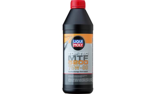 Масло трансмиссионное Liqui Moly Top Tec MTF 5200 75w80 синтетическое, API GL-4, для МКПП и раздаточных коробок, 1л, арт. 20845