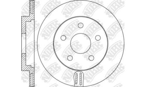 Диск тормозной NiBK, арт. RN1632