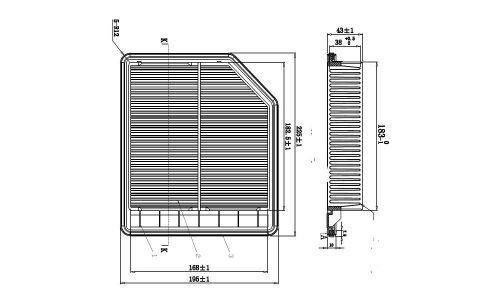 Фильтр воздушный DOUBLE FORCE, арт. DFA2240