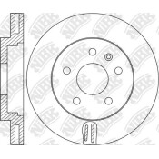 Диск тормозной NiBK, арт. RN1622