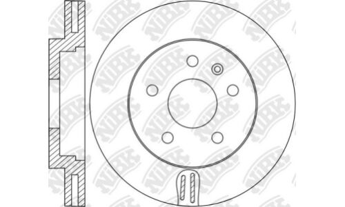 Диск тормозной NiBK, арт. RN1622