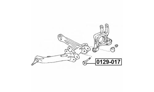 Болт регулировочный (эксцентрик) Febest 0129-017, для Toyota (OEM 48409-32040)