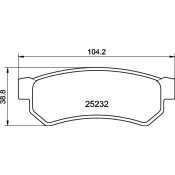 Колодки тормозные Nisshinbo дисковые, арт. NP6040