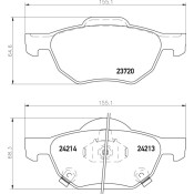 Колодки тормозные Nisshinbo дисковые, арт. NP8030