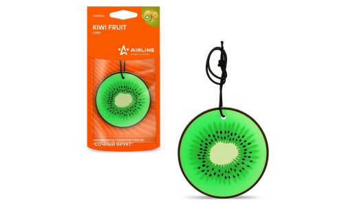 Ароматизатор подвесной Airline «Сочный фрукт» Kiwi Fruit (Киви), полимерный, арт.  AFFR090