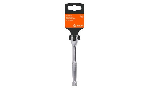 Вороток прямой Airline, с квадратом 1/4", длина 140мм, шарнирный, арт. AT-HDR-02