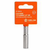 Головка торцевая Airline, длинная, 6-гранная, под квадрат 1/4
