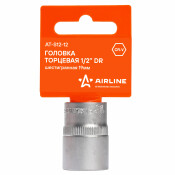 Головка торцевая Airline, короткая, 6-гранная, под квадрат 1/2