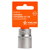 Головка торцевая Airline, короткая, 6-гранная, под квадрат 1/2